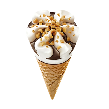 Chocolate Vanilla cone